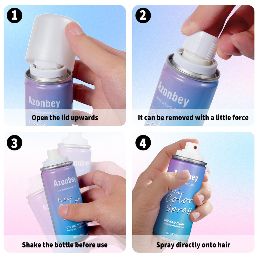 Azonbey wash-out feature with easy rinsing and no residue