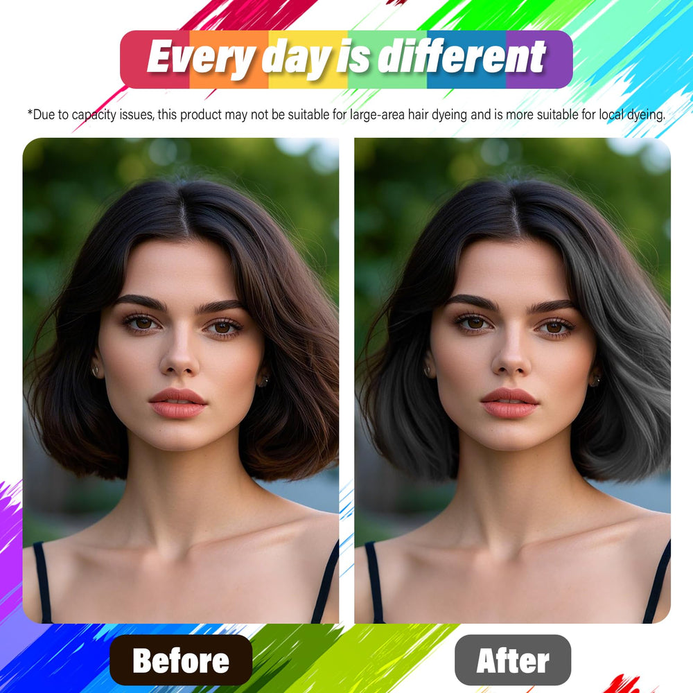 Azonbey color chart showing 50 shades for versatile looks
