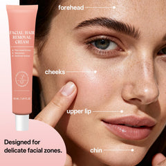 AZSYYQC facial hair removal cream for chin area provides gentle depilation.