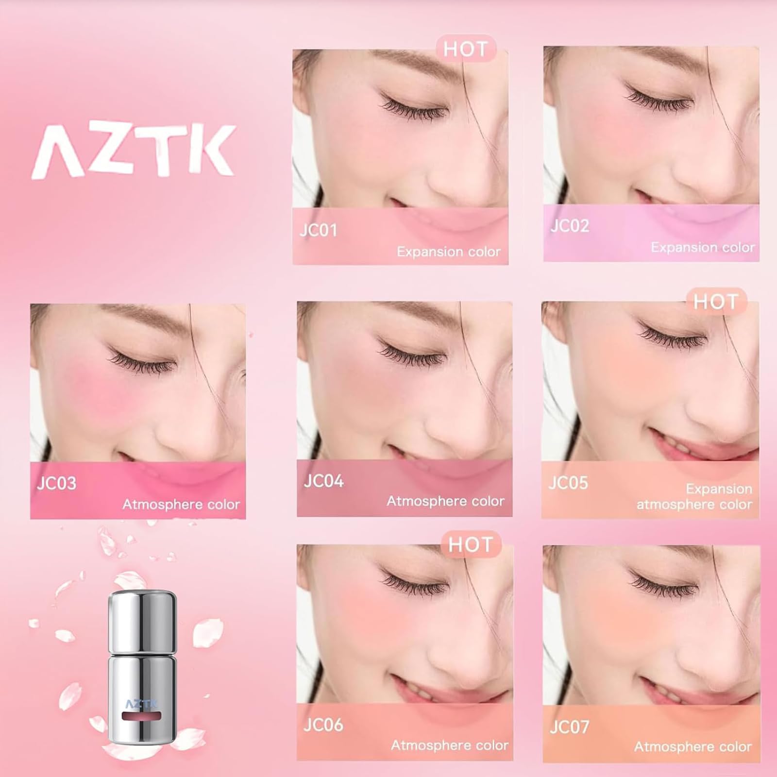 Aztk JC04 waterproof film image signals sweat resistance and long wear.