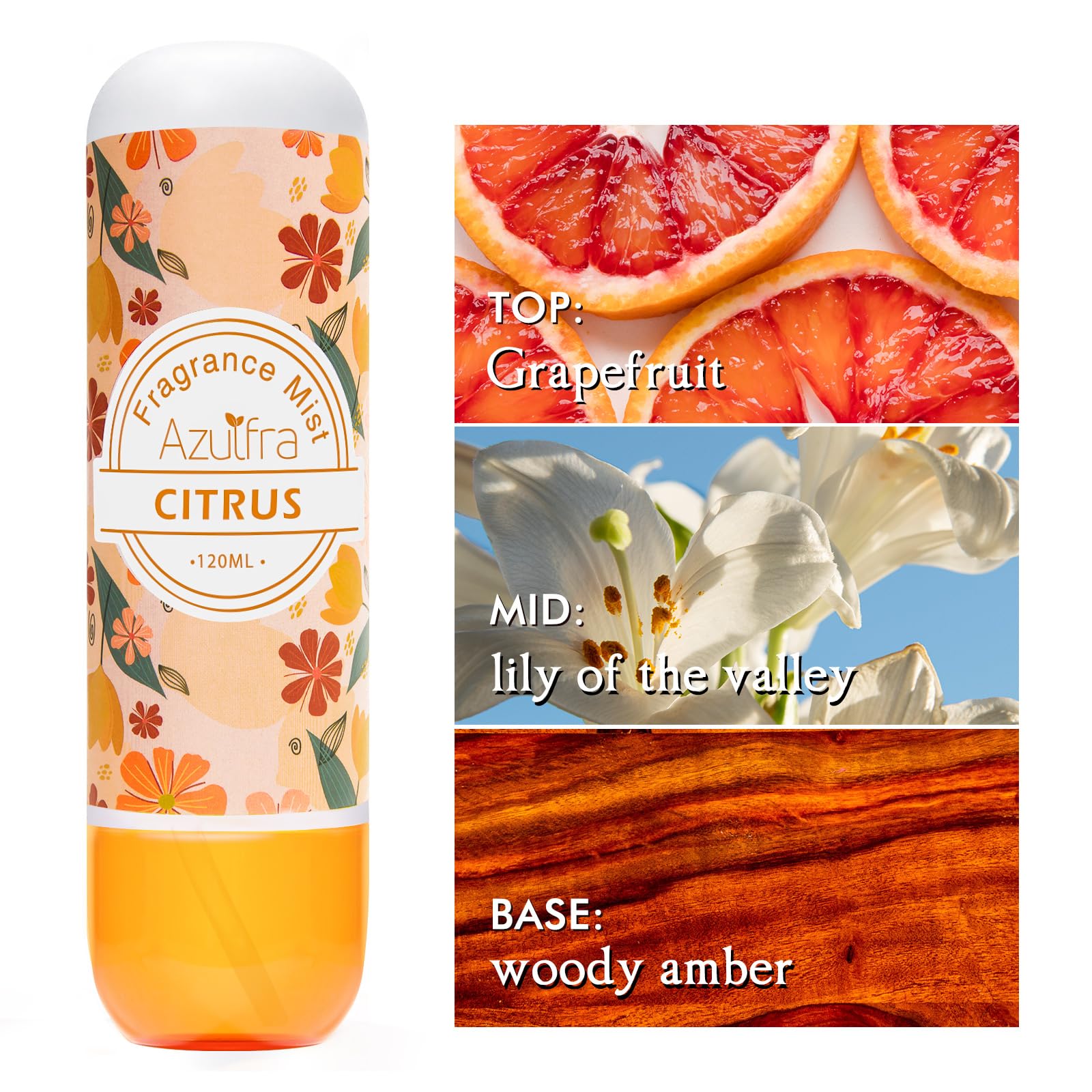 Azulfra middle notes rose and lily create floral warmth
