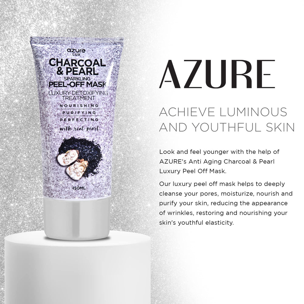 Azure Cosmetics Charcoal & Pearl Mask pearl glow after peeling impurities
