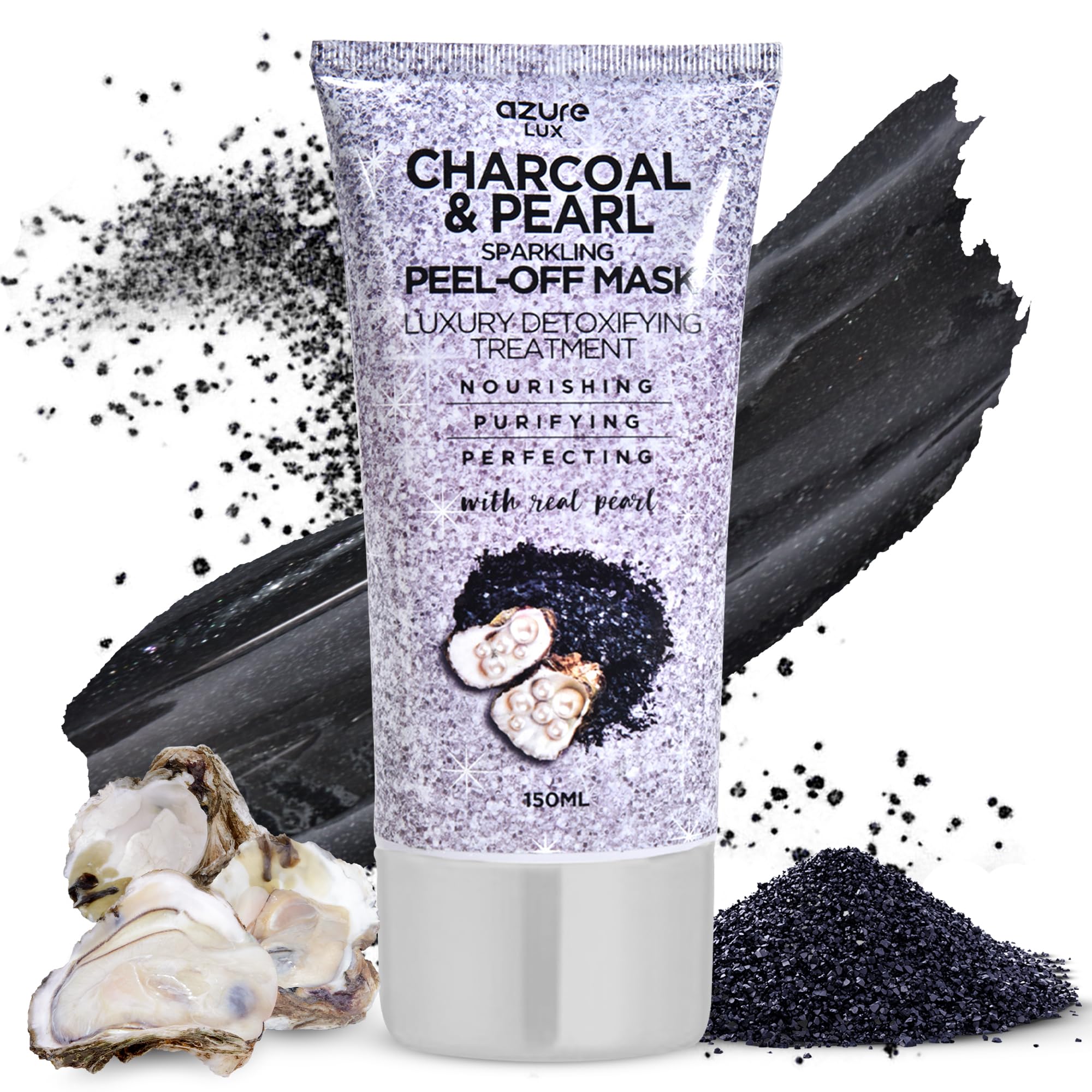 Azure Cosmetics Charcoal & Pearl Mask pore cleanse for clearer pores