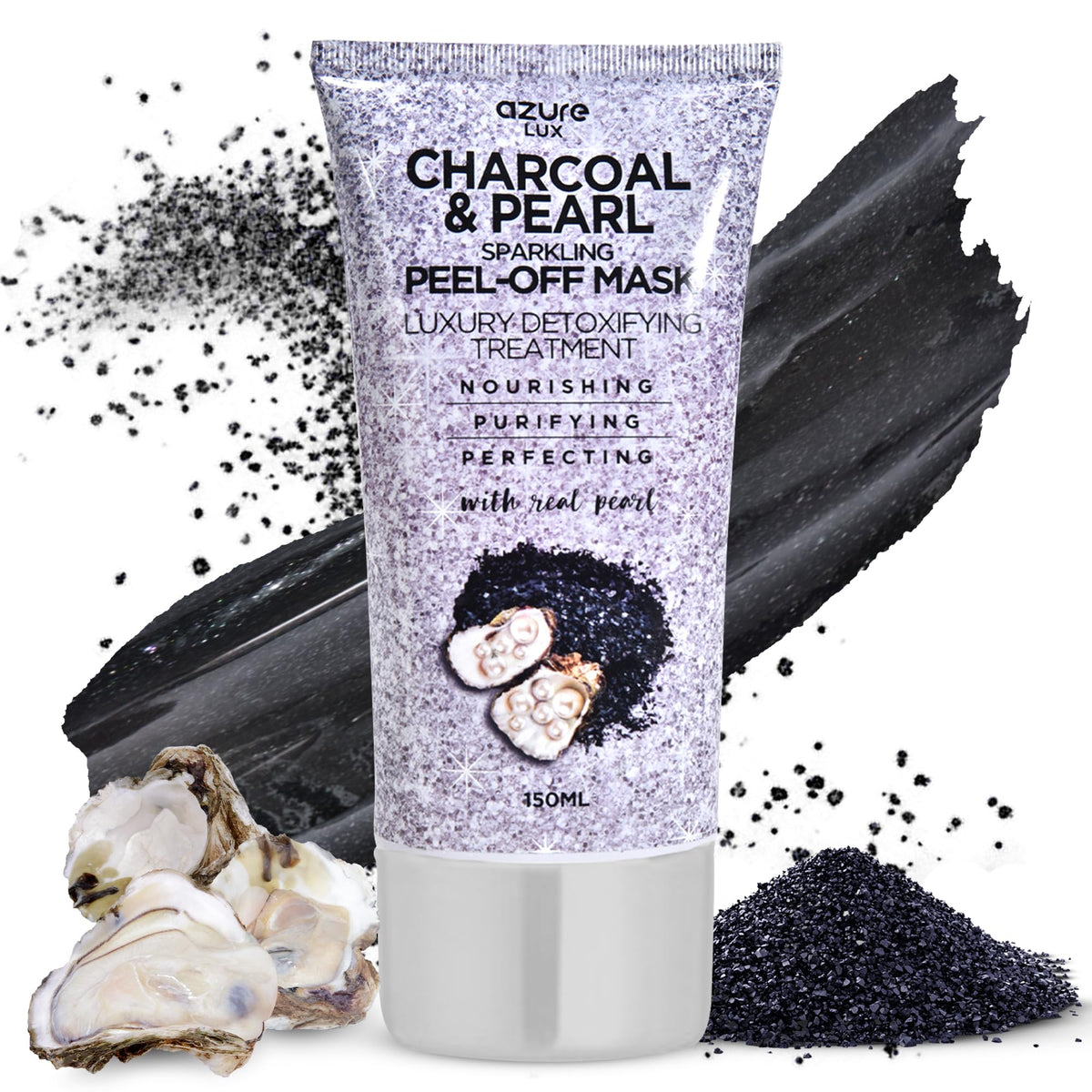 Azure Cosmetics Charcoal & Pearl Mask pore cleanse for clearer pores