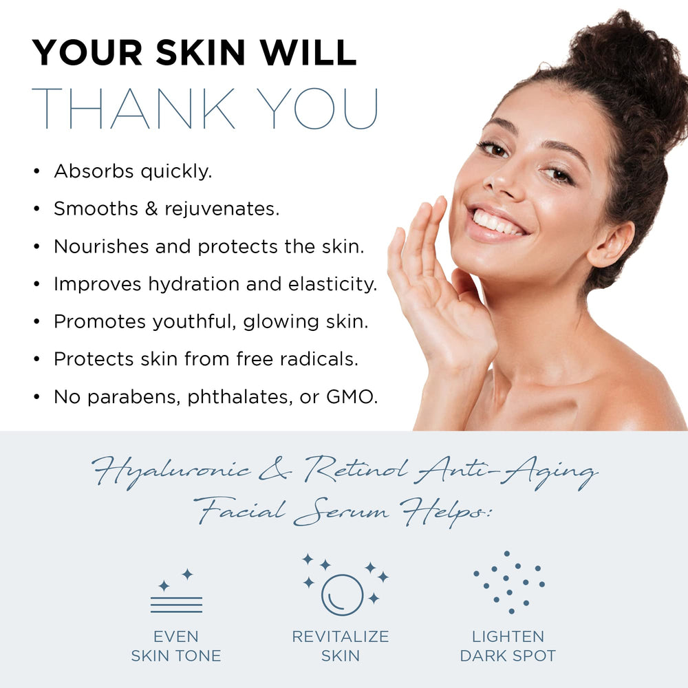 Closeup of Azure Cosmetics Hyaluronic Serum ingredients