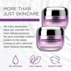 Azure Cosmetics moisturizer applied to cheek demonstrating even, hydrated skin