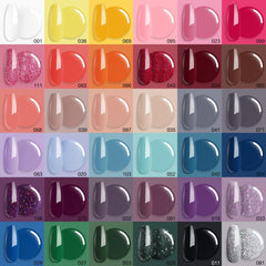 AZUREBEAUTY 36-color palette display for versatile nail art at home