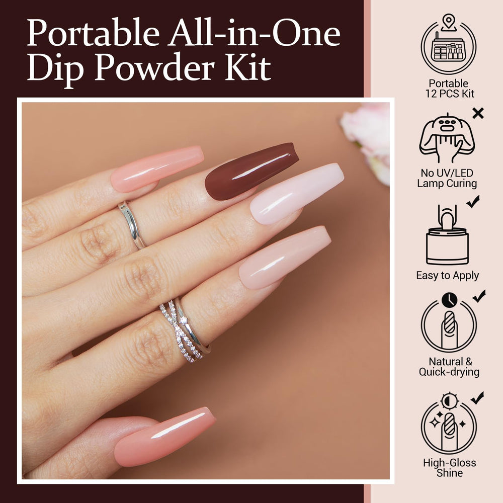 AZUREBEAUTY base coat enhances adhesion for dip nails