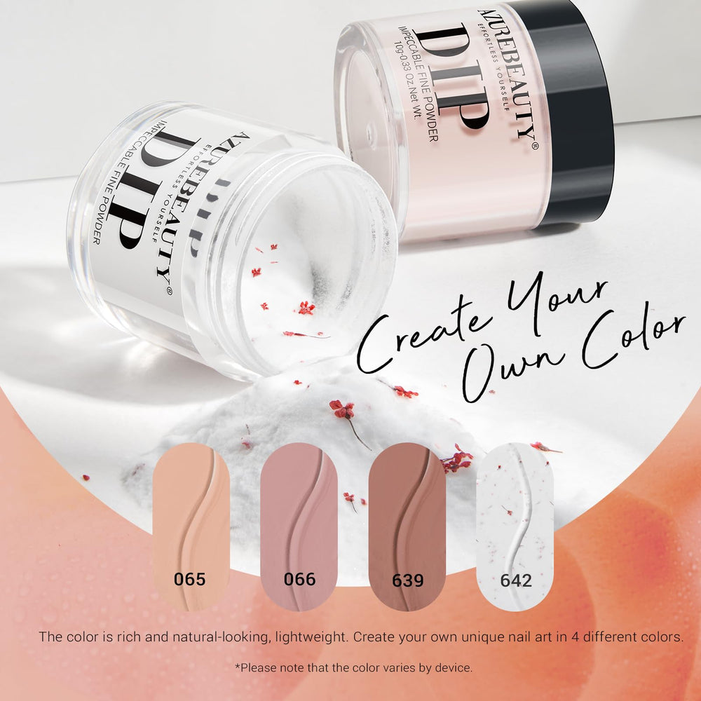 AzureBeauty base coat, top coat, and activator set for at-home manicure