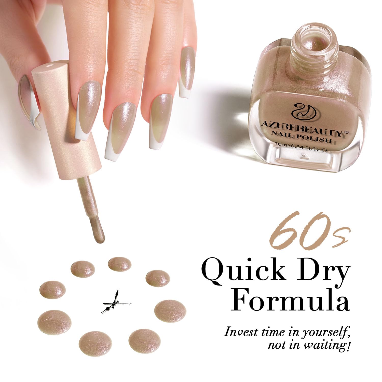 AZUREBEAUTY guidance on base and top coat for best durability.