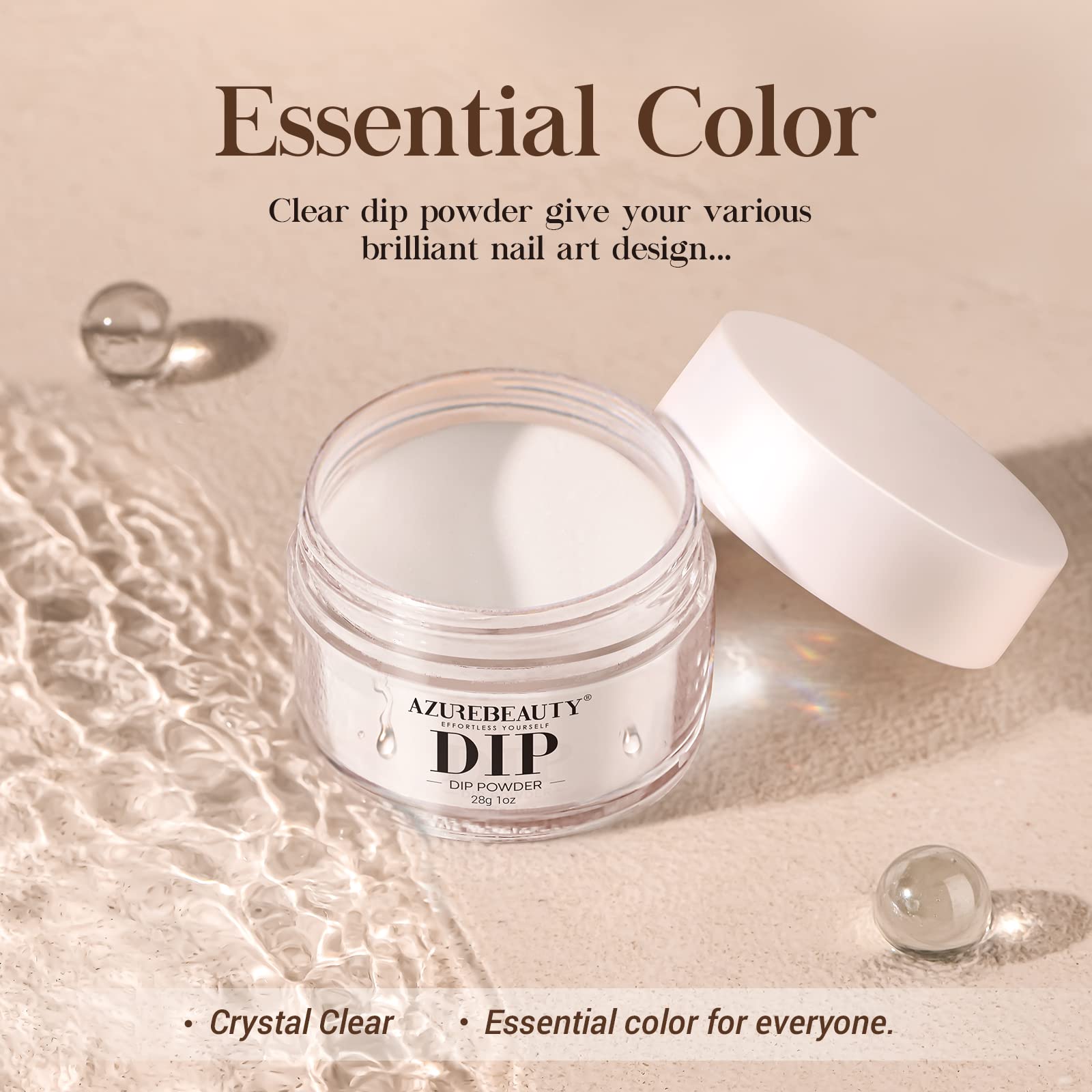AZUREBEAUTY calcium-infused dip powder for stronger nails