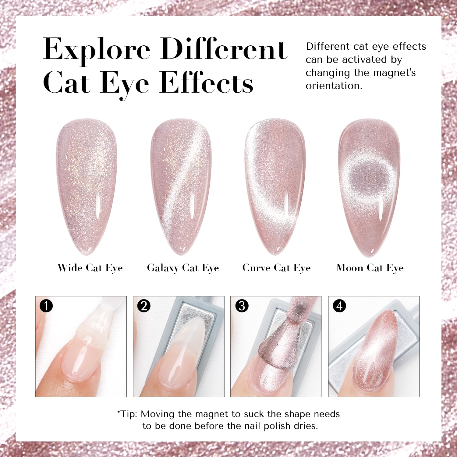 AzureBeauty Cat Eye Nail Polish gentle formula with no irritating ingredients