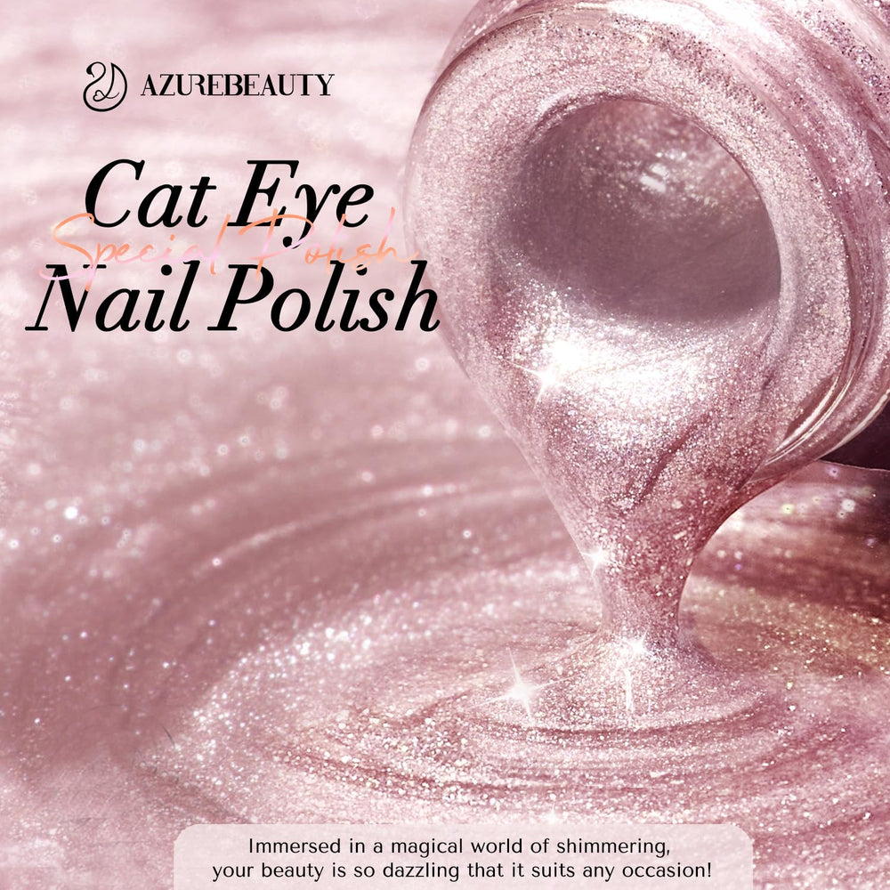AzureBeauty Cat Eye Nail Polish gift packaging in elegant box