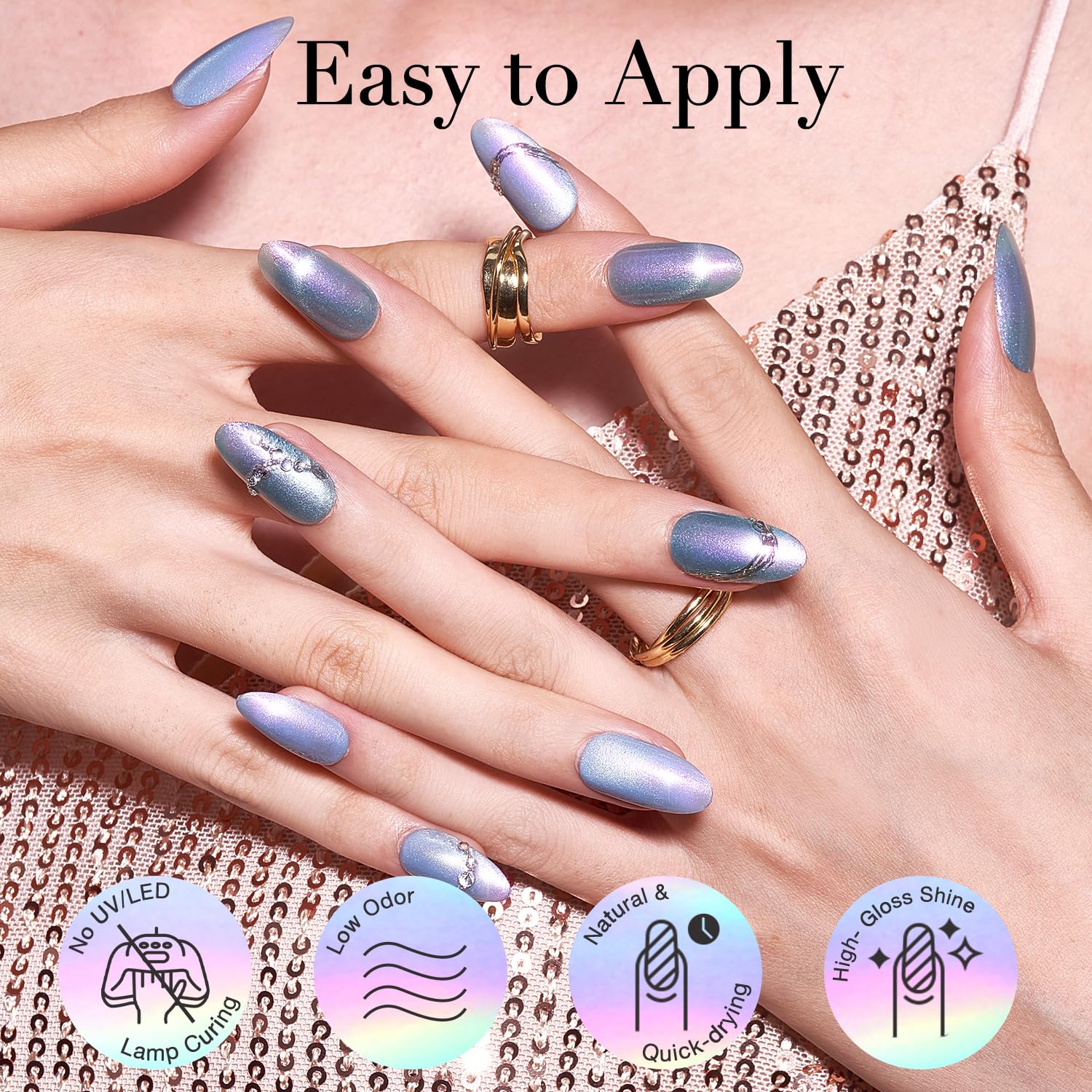 AZUREBEAUTY glitter shades add sparkle for party-ready nails