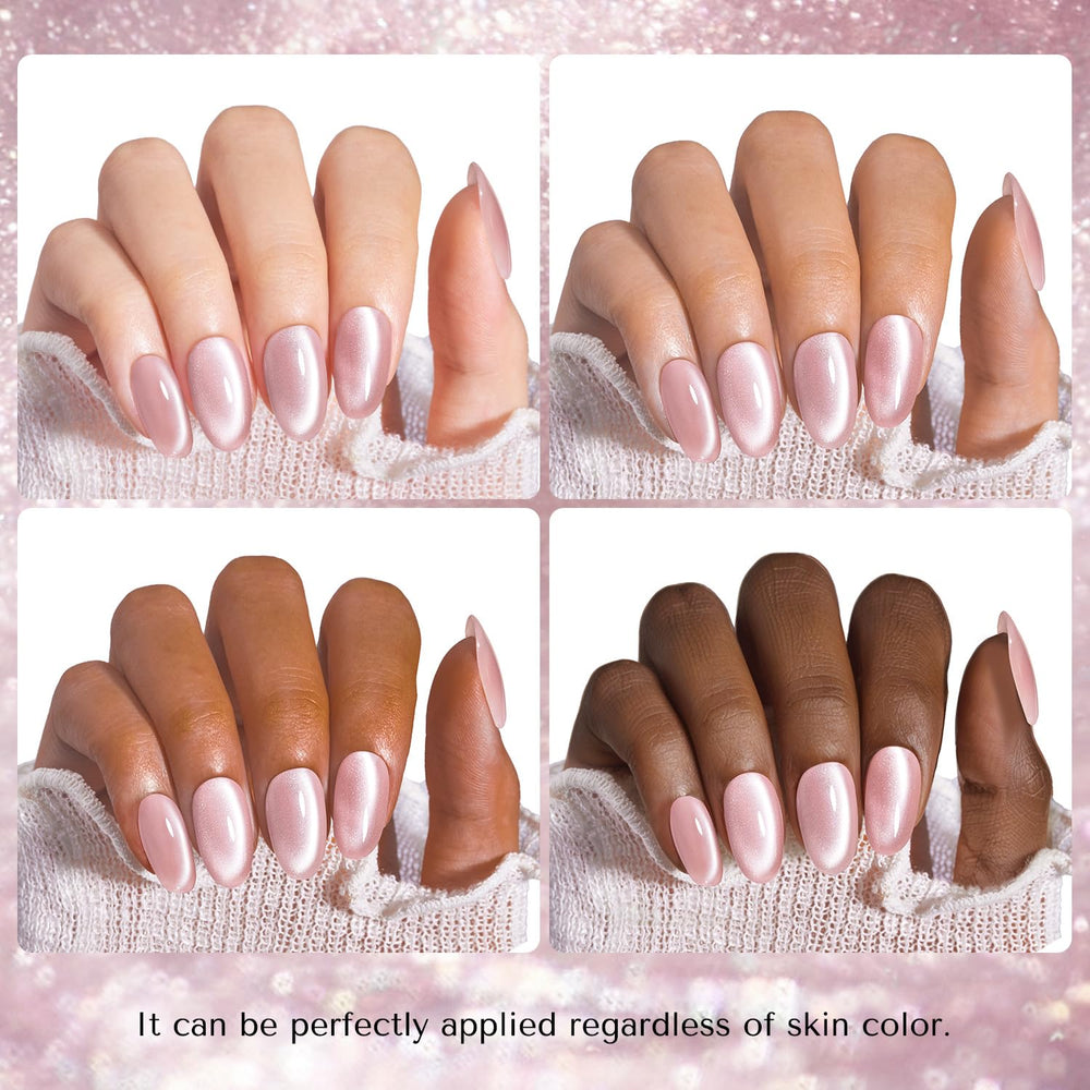 AzureBeauty Cat Eye Nail Polish top coat tip to lock in shine