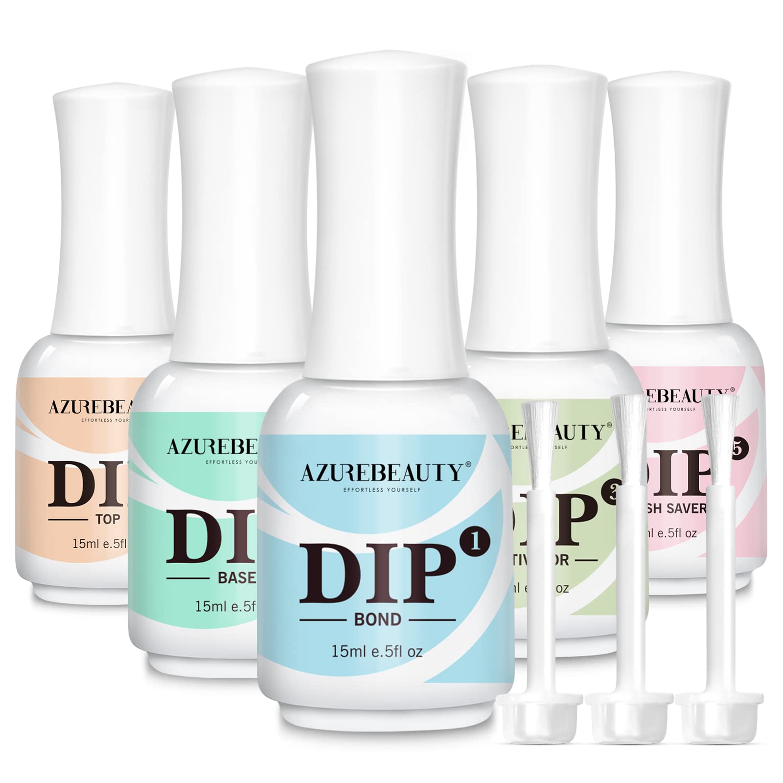 AZUREBEAUTY dip base coat 15ml for smooth, durable nails without a lamp.