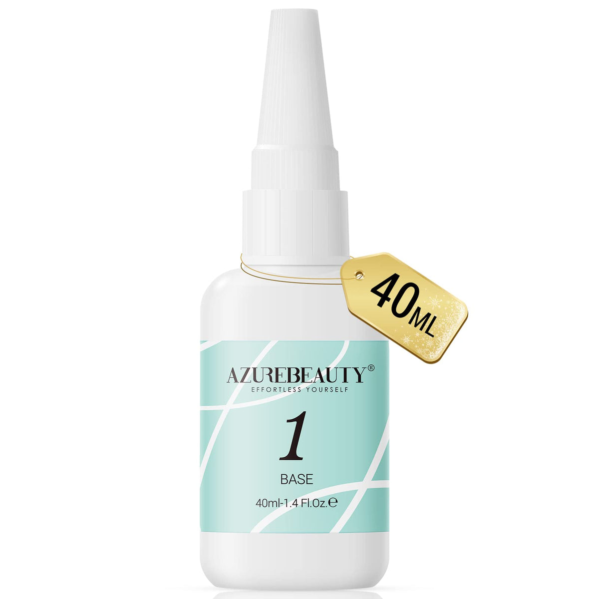 AZUREBEAUTY Dip Powder Base Coat 40ml front view for easy DIY nail art