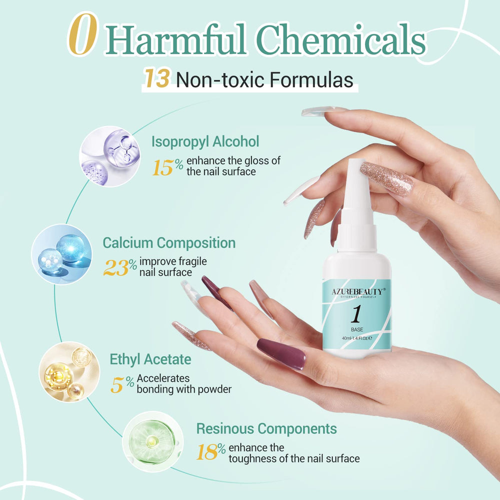 AZUREBEAUTY dries quickly without an LED lamp for home nail routines
