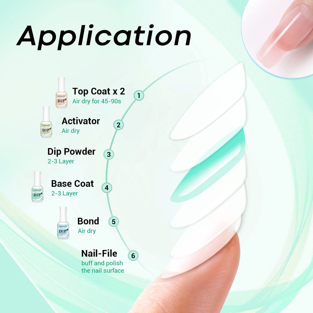 AZUREBEAUTY third dip into BASE strengthens finish before activator