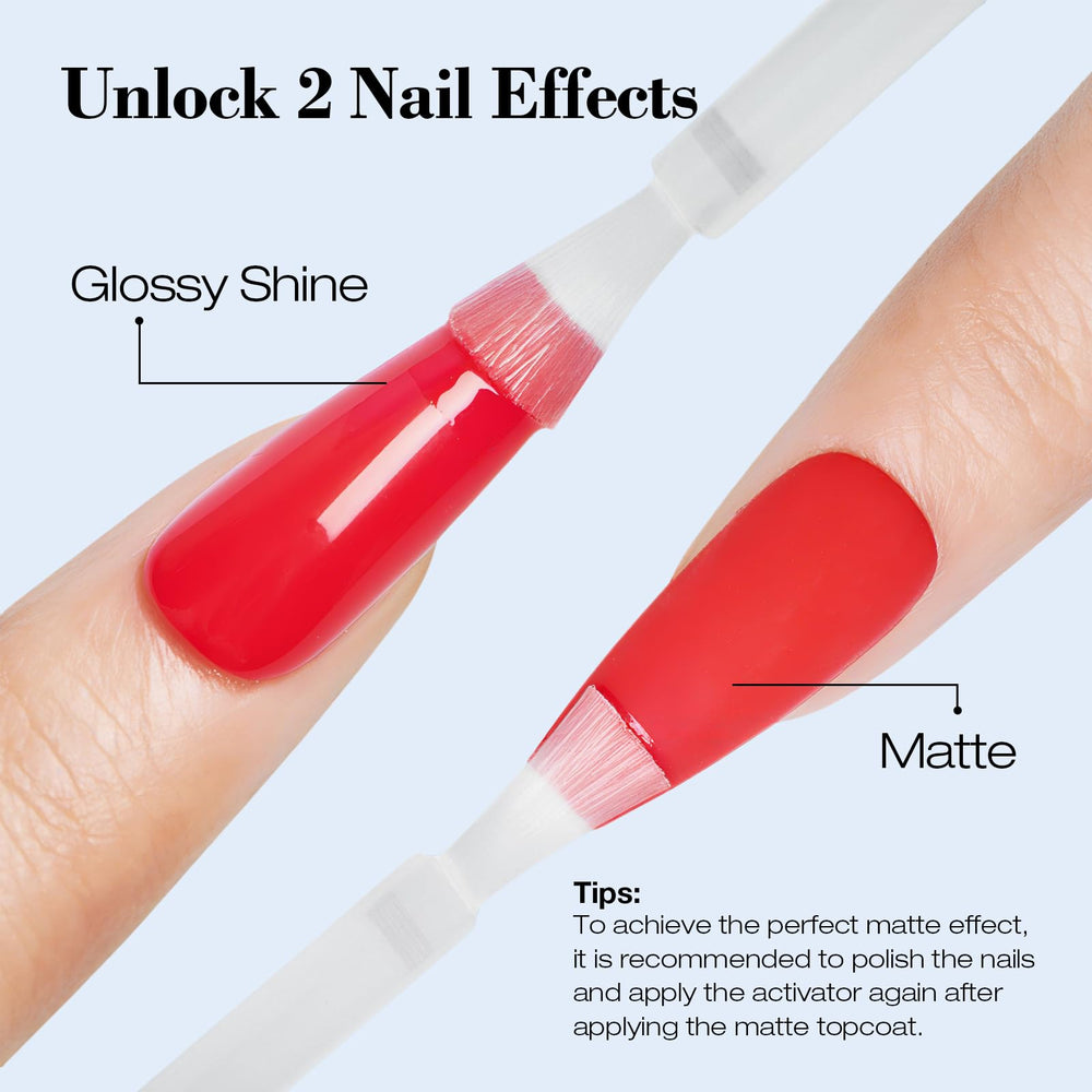 AzureBeauty Base coat bottle provides smooth foundation for even color.