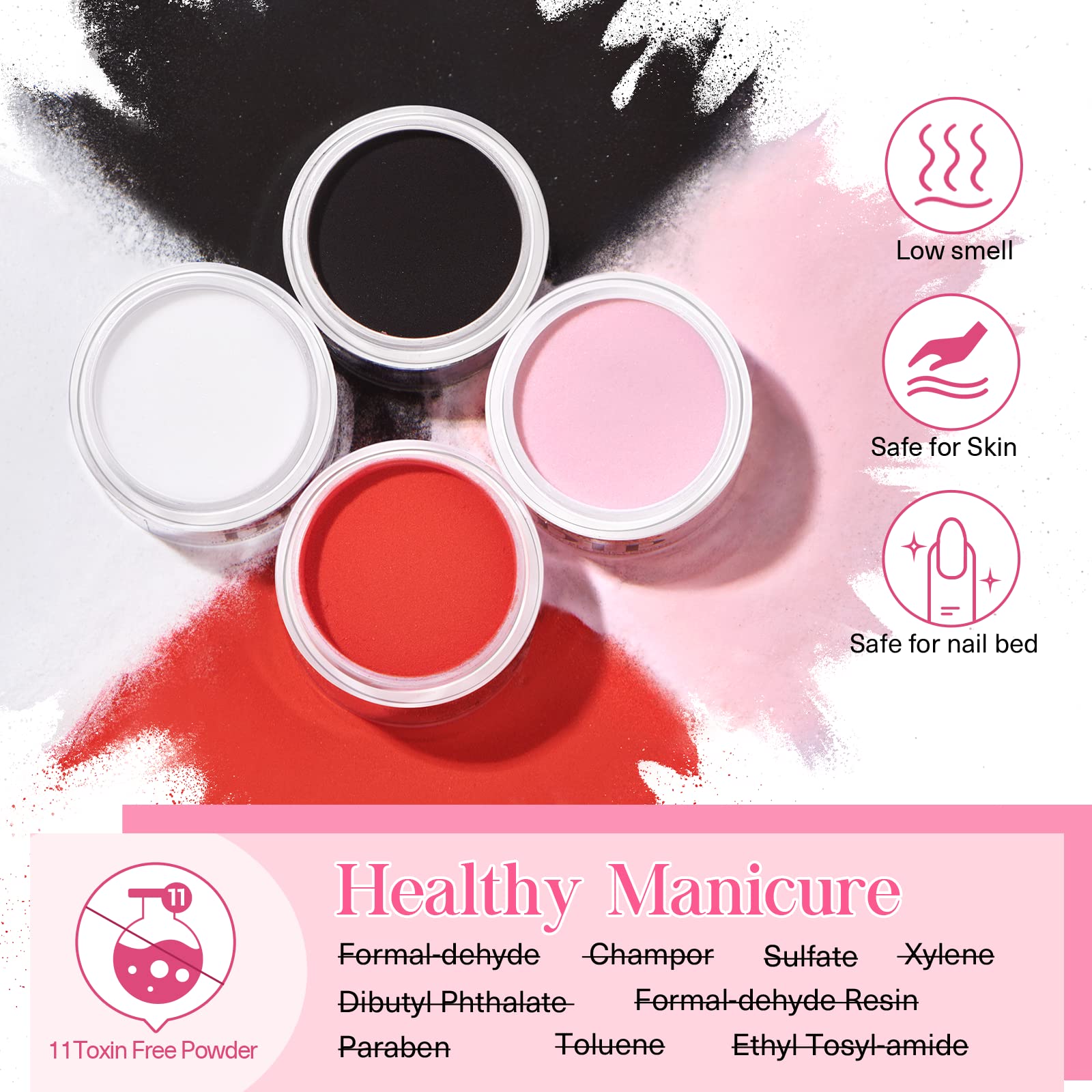 AZUREBEAUTY dip liquid set with three bottles for versatility