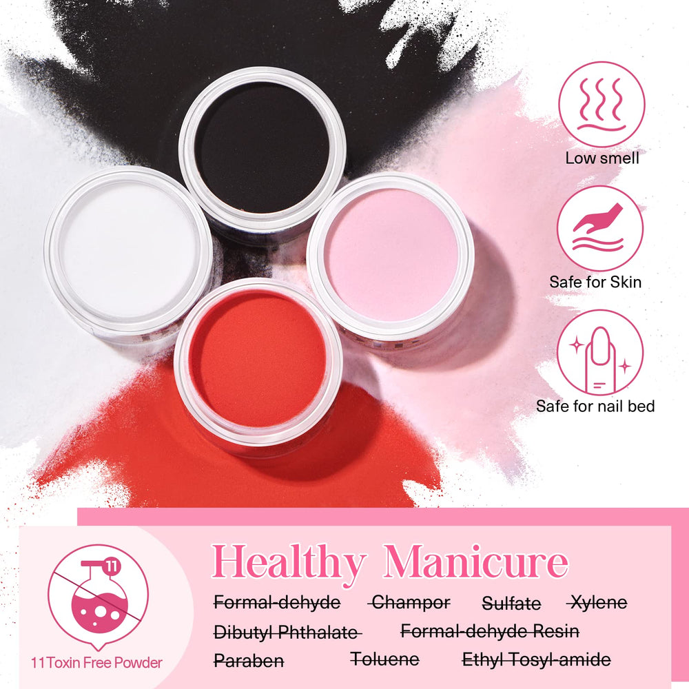AZUREBEAUTY dip liquid set with three bottles for versatility