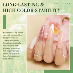 AZUREBEAUTY nail brush and file for precise prep and smooth application