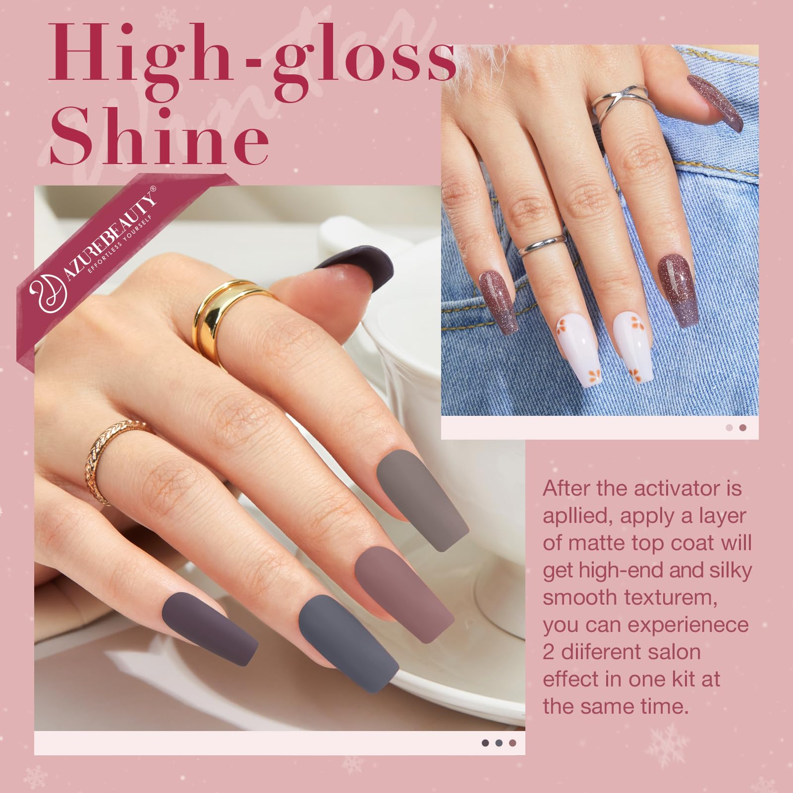 AZUREBEAUTY color swatches show 20 shades for versatile looks.