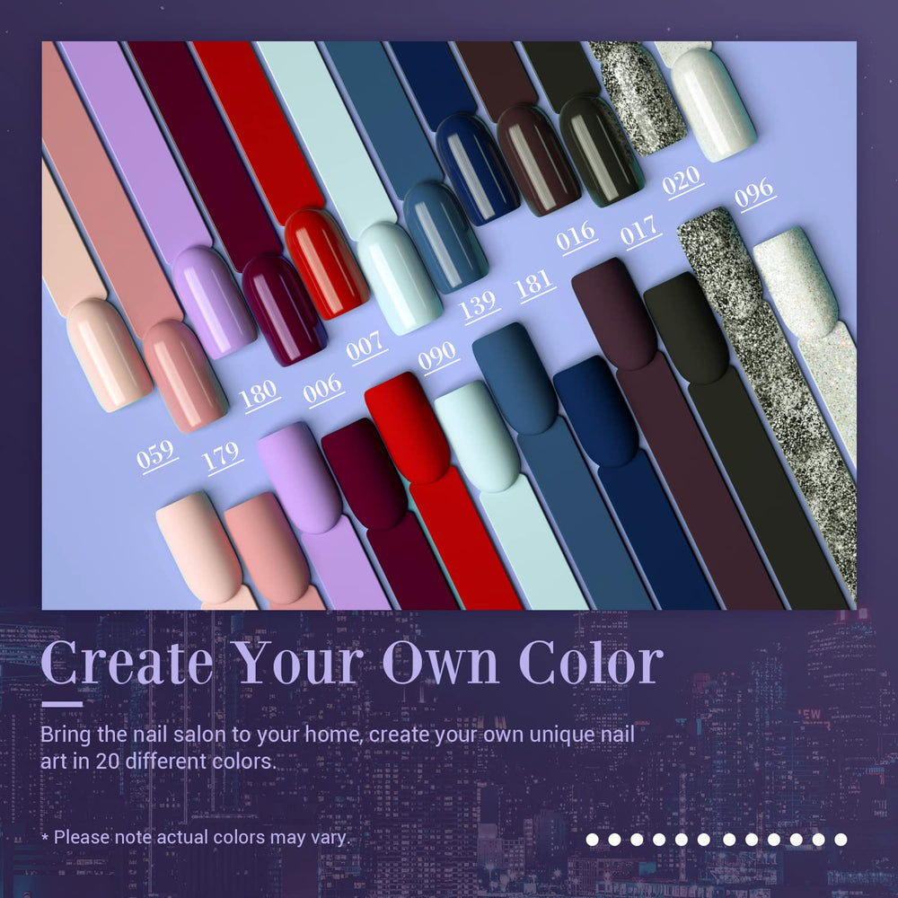 AZUREBEAUTY color swatches show fashion-forward shades for every occasion