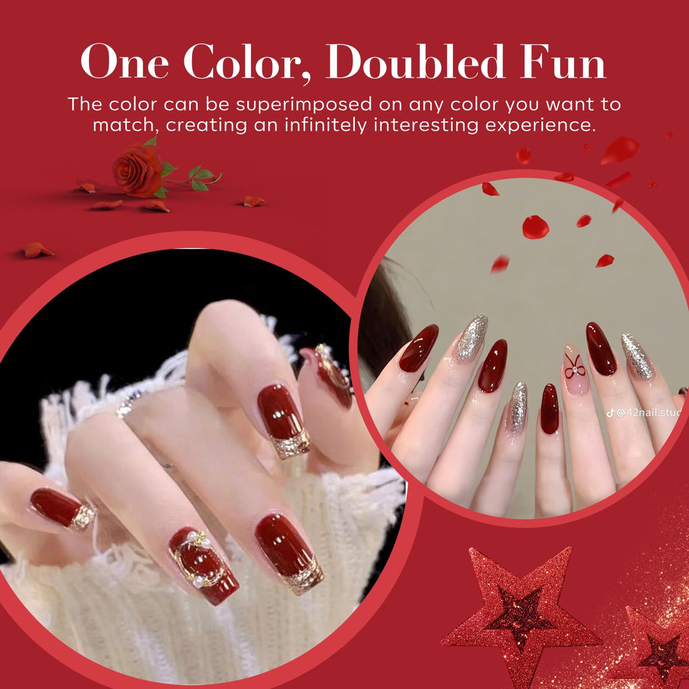 AzureBeauty base coat promotes smooth, even color application.