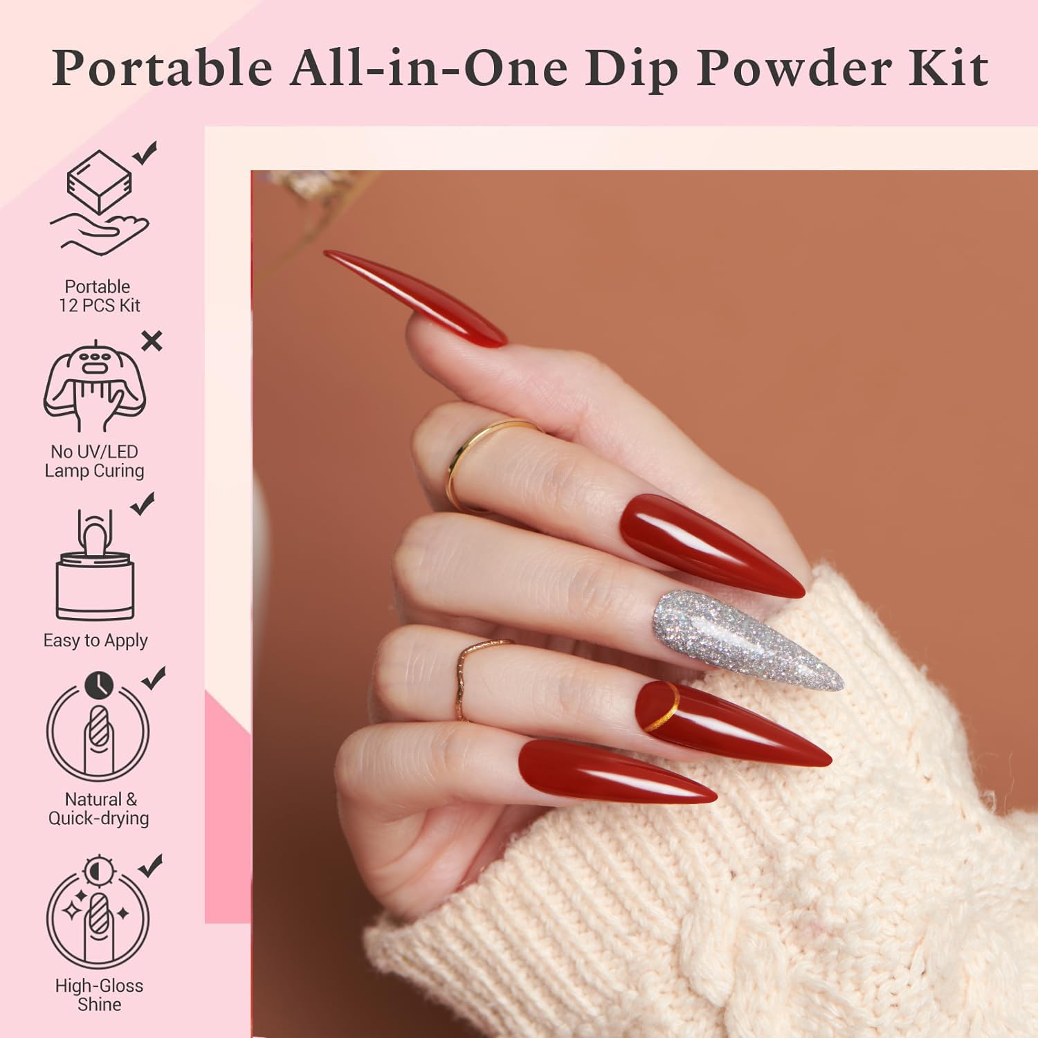 AzureBeauty Base Coat included for a strong foundation and even color application.