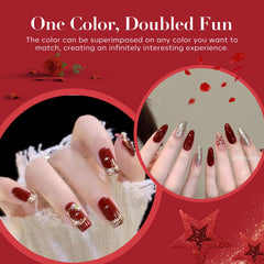 AzureBeauty base coat promotes smooth, even color application.