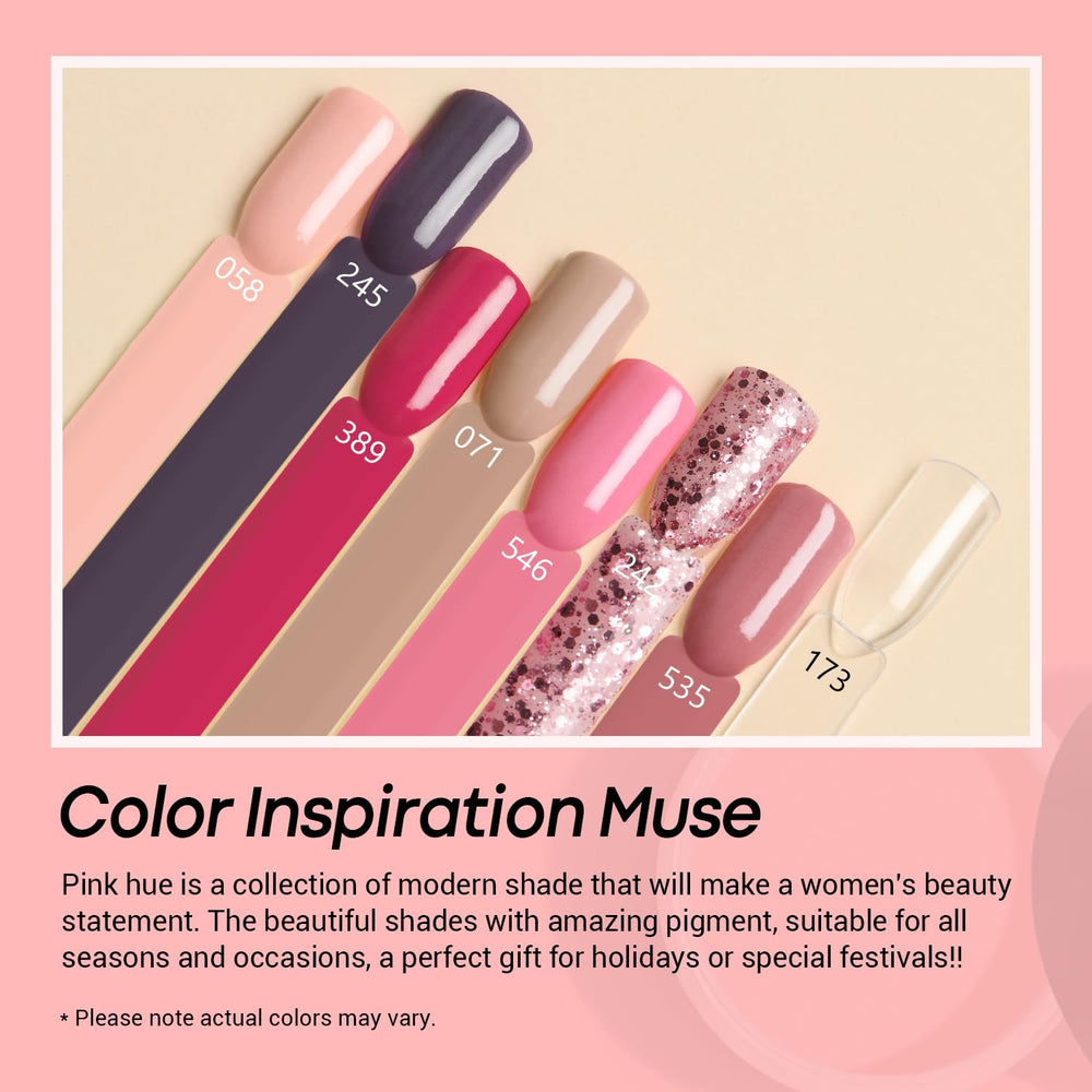 AzureBeauty 8 color powders displayed for vibrant, long-lasting nail art options.