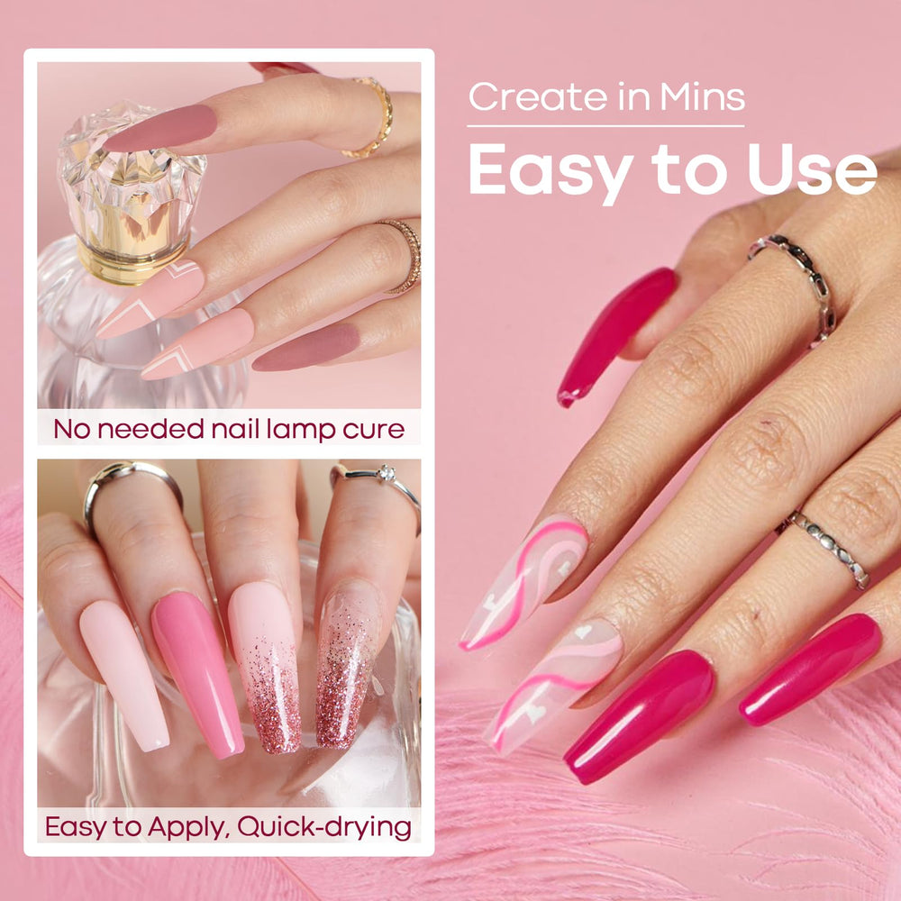 AzureBeauty matte topcoat option adds seasonal texture for chic fall and winter looks.