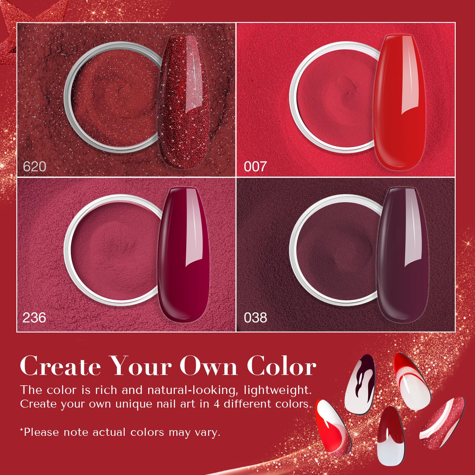 AzureBeauty top coat delivers high shine and protection.
