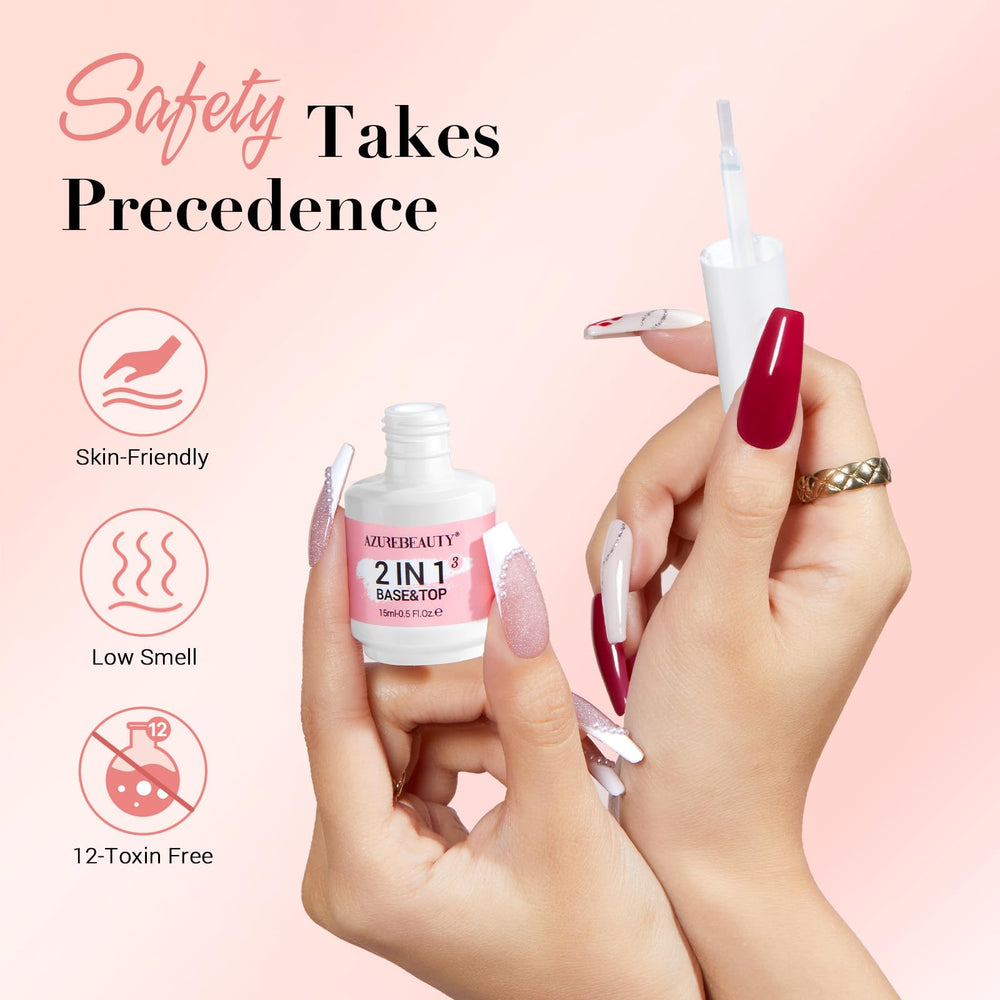 AzureBeauty Bond bottle helps prep nails for smooth, long-lasting adherence.