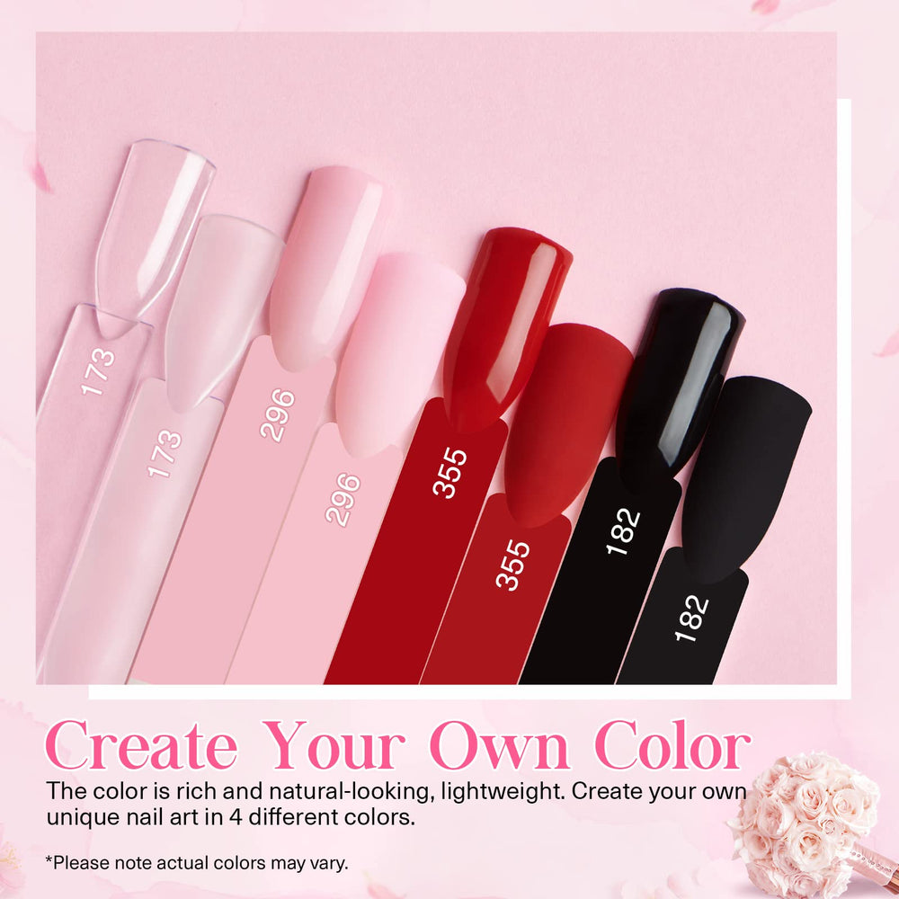 AZUREBEAUTY pink dip powder color for vibrant, lasting nails