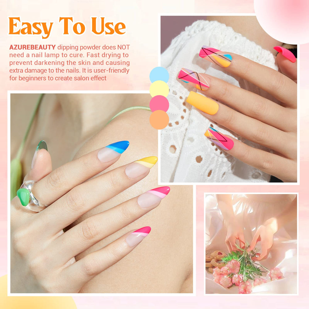 AZUREBEAUTY Dip powder recovery system minimizes waste during manicures.