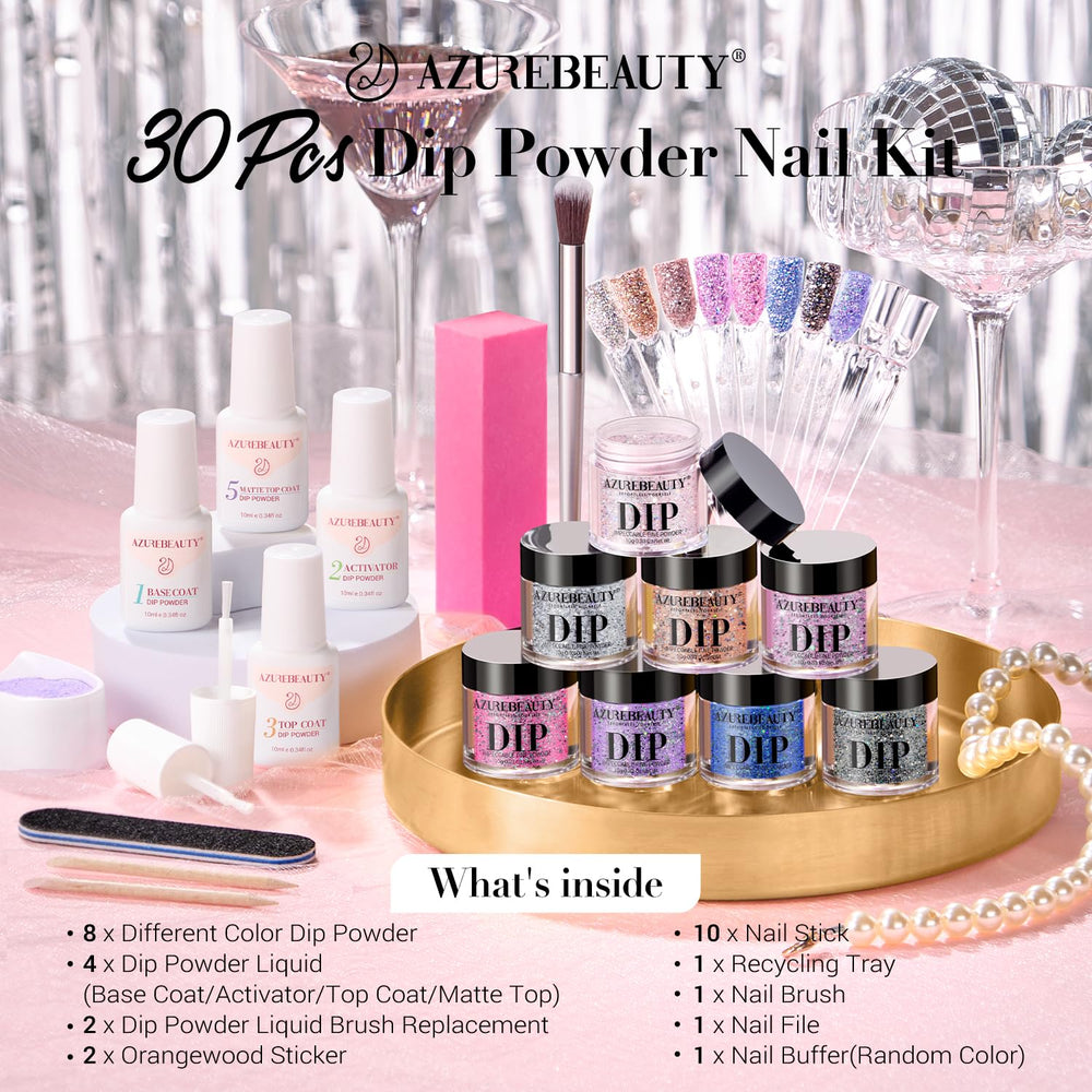 AZUREBEAUTY dip powder recycling tray aiding clean up after sessions