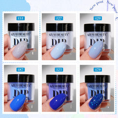 AzureBeauty Dip Powder jar reveals rich pigments for durable, glossy nails.