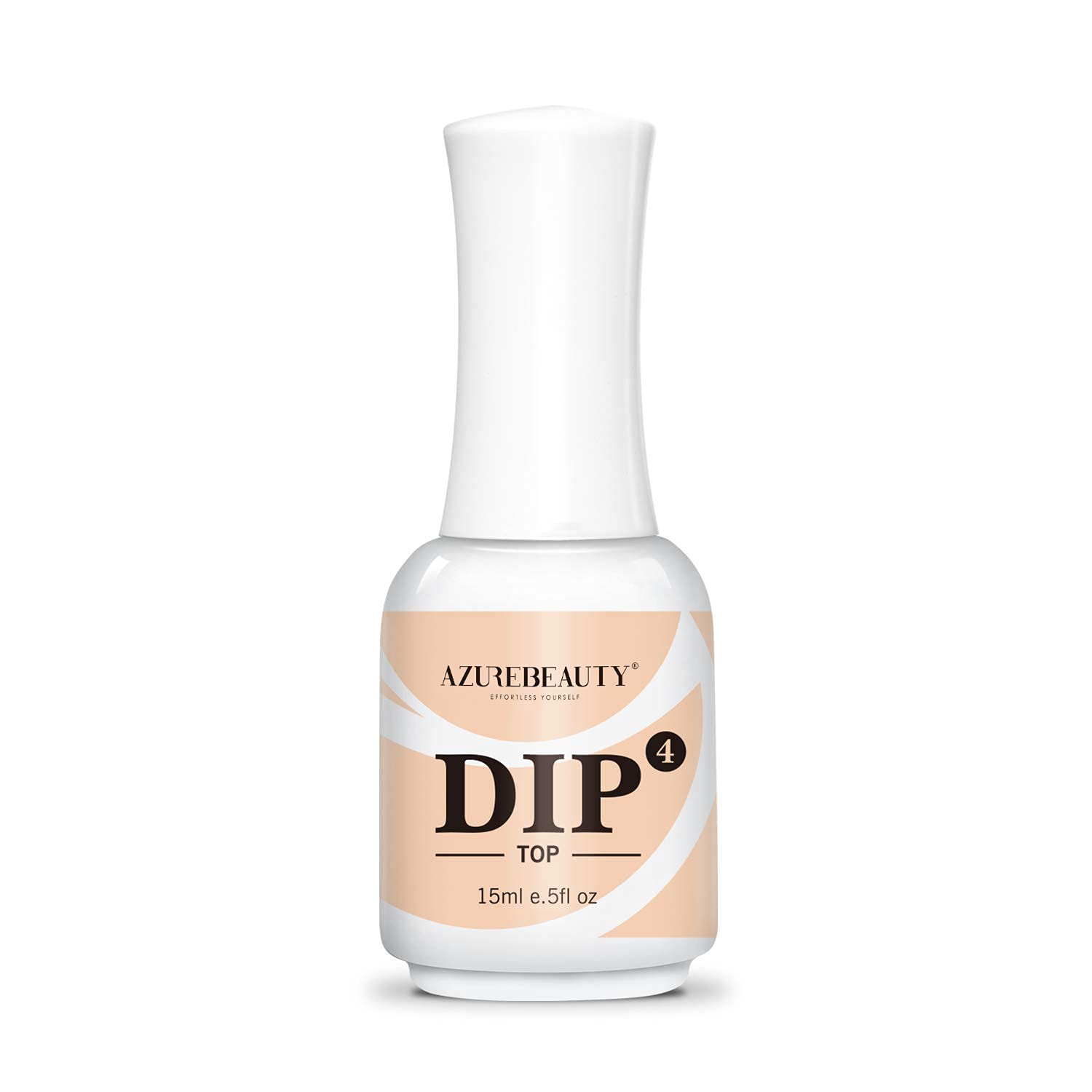 AzureBeauty dip powder top coat 15ml for a glossy salon finish.