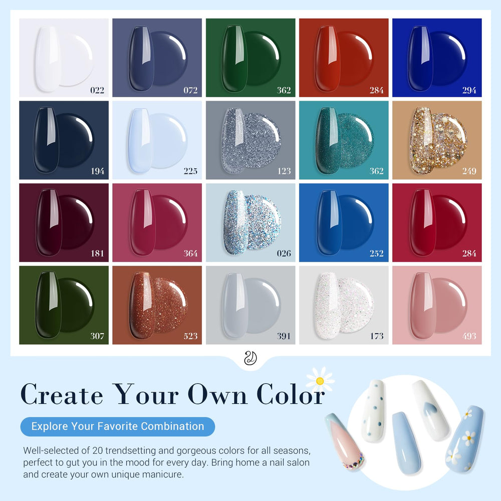 AzureBeauty top coat delivers brilliant shine and a protective finish.