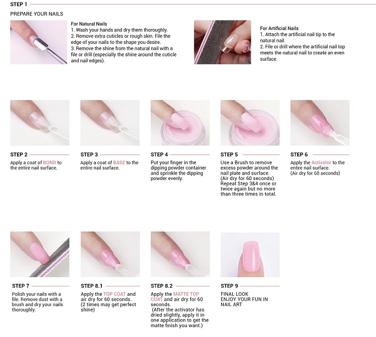 AzureBeauty dust brush and cuticle oil pen for finishing care