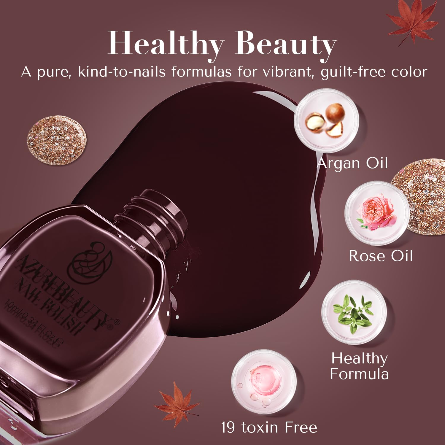 AZUREBEAUTY fall shade collection suits neutral wardrobes.