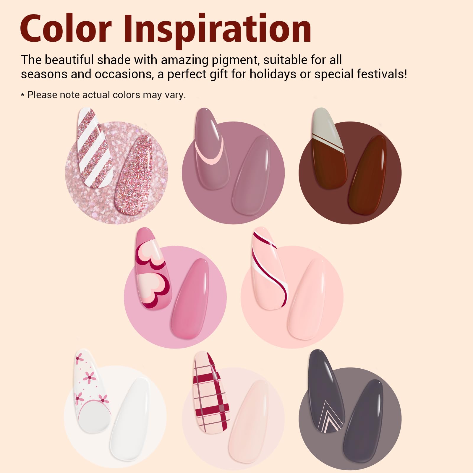 AzureBeauty French nail art ideas with pastel powders for chic manicure at home.