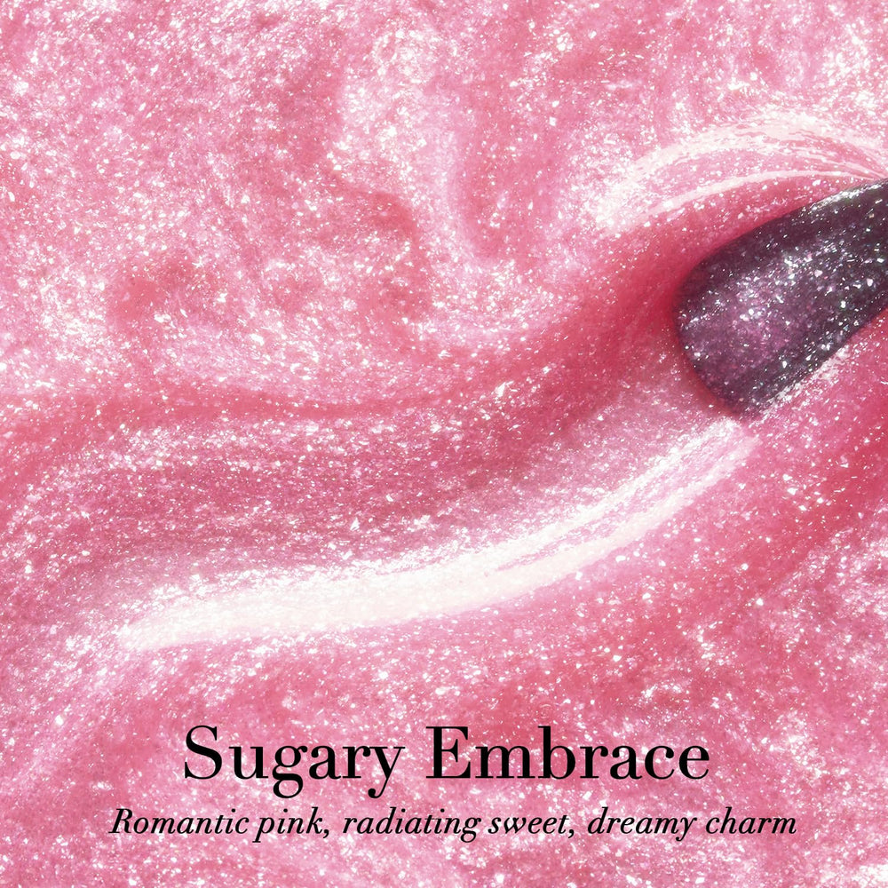 AZUREBEAUTY Glitter Pink Nail Polish brush enables smooth, precise application.