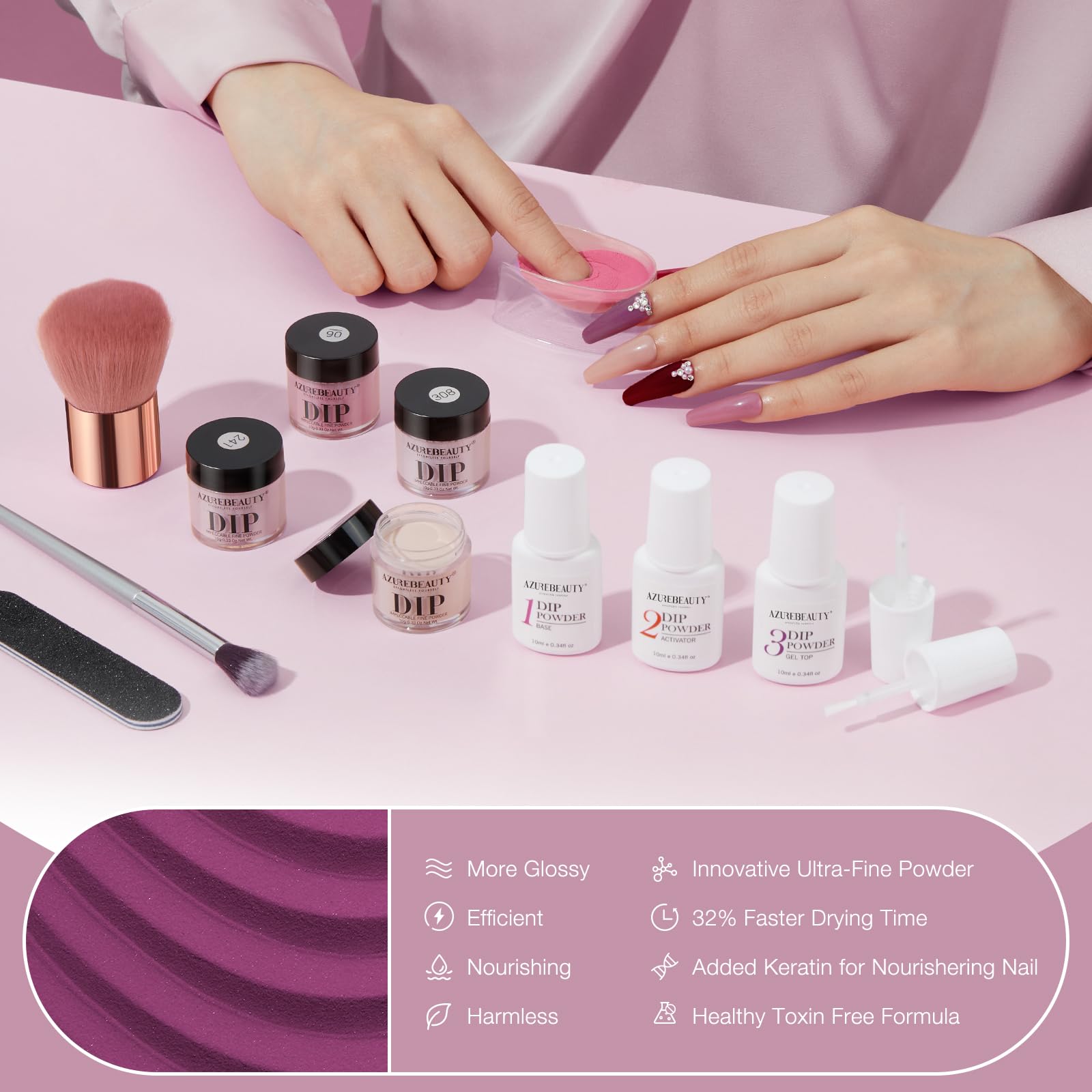 AzureBeauty calcium-rich formula is healthier and odor-free.