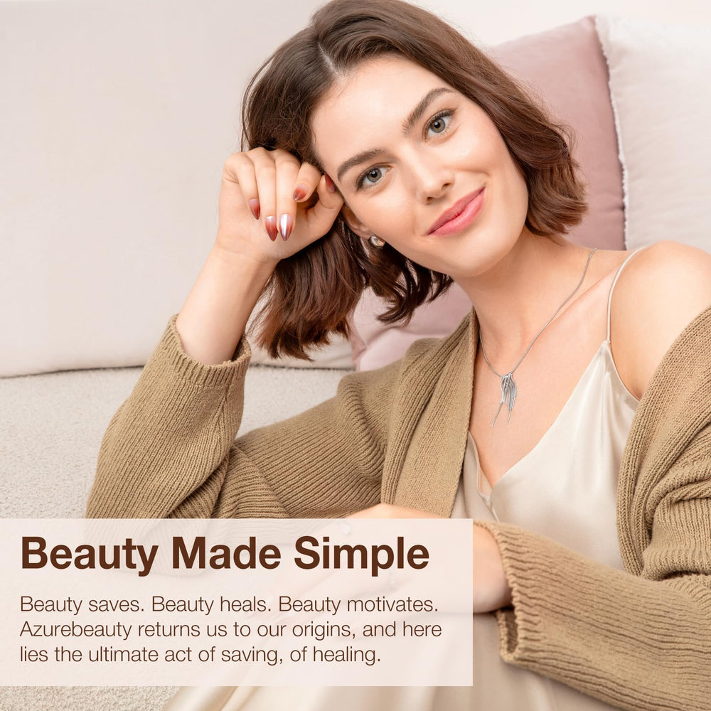 AzureBeauty home manicure setup enabling lamp-free air-dry finish