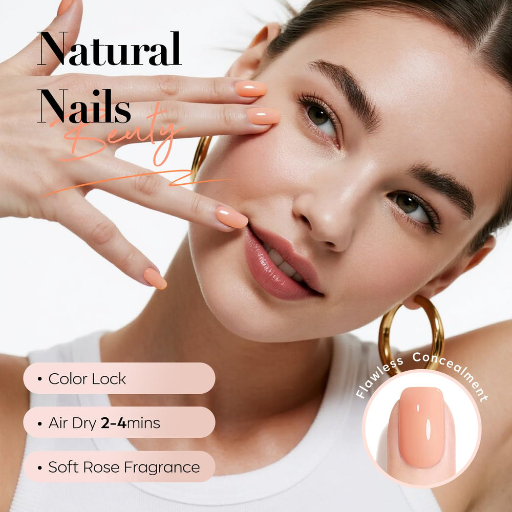 AzureBeauty quick-dry feature indicates 90-second dry time and complete color in minutes