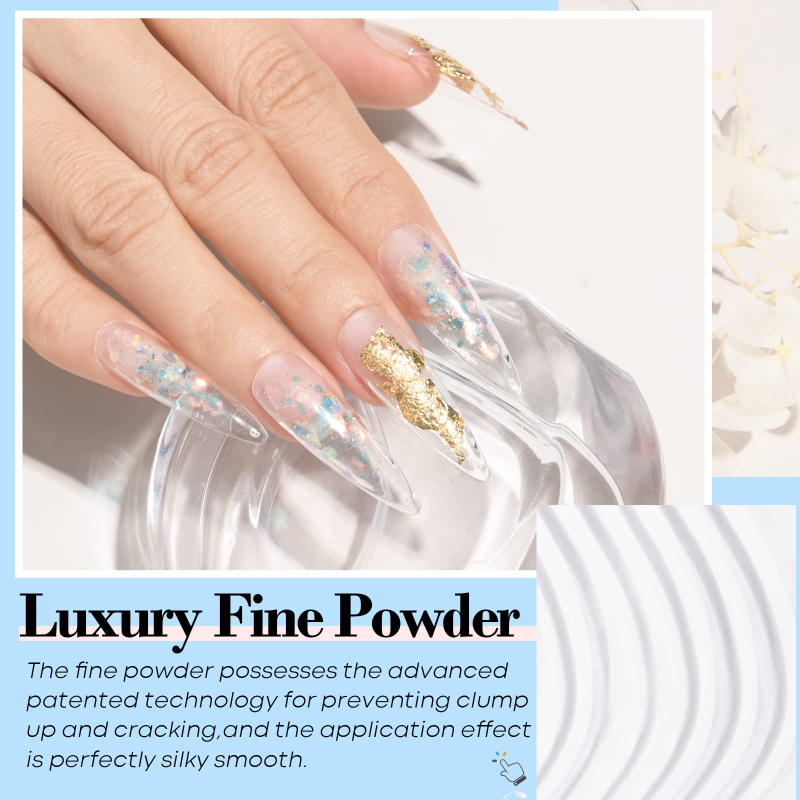 AZUREBEAUTY long-lasting shine visible on nails